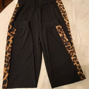 Cheetah Print Top and Bottom Set